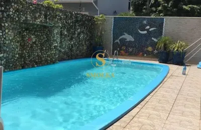 Casa em condomínio fechado com 4 quartos à venda na rua baraúna, itacorubi, florianópolis, 350 m2 por r$ 2.490.000