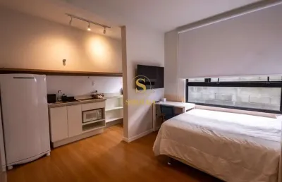 Kitnet / stúdio à venda na rua da quaresmeira roxa, cachoeira do bom jesus, florianópolis, 23 m2 por r$ 365.000