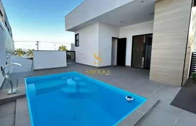 Casa em condomínio fechado com 3 quartos à venda na rua vinte e três de março, itaguaçu, florianópolis, 216 m2 por r$ 2.500.000