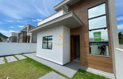 Casa em condomínio fechado com 3 quartos à venda na rua tomáz domingos da silveira, bela vista, palhoça, 79 m2 por r$ 590.000