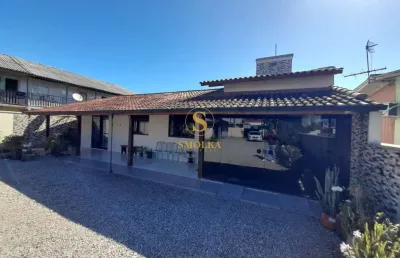 Casa em condomínio fechado com 4 quartos à venda na rua josé joão silvino, barra do aririú, palhoça, 150 m2 por r$ 750.000