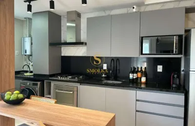 Apartamento com 2 quartos à venda na avenida das raias, jurerê internacional, florianópolis, 71 m2 por r$ 1.702.127