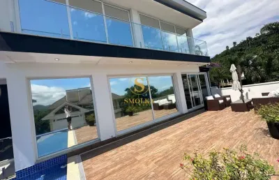 Casa em condomínio fechado com 4 quartos à venda na servidão natalicia pereira, joão paulo, florianópolis, 448 m2 por r$ 4.350.000