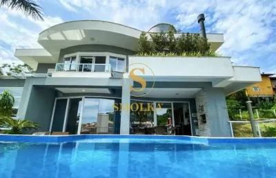 Casa em condomínio fechado com 3 quartos à venda na estrada caminho dos açores, santo antônio de lisboa, florianópolis, 350 m2 por r$ 3.130.000