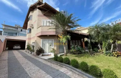 Casa em condomínio fechado com 4 quartos à venda na rua laélia purpurata, joão paulo, florianópolis, 345 m2 por r$ 2.470.000