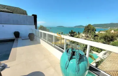 Cobertura com 5 quartos à venda na rua berta lutz, cachoeira do bom jesus, florianópolis, 264 m2 por r$ 6.000.000