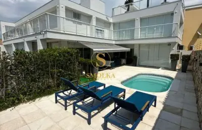 Casa em condomínio fechado com 5 quartos à venda na avenida luiz boiteux piazza, cachoeira do bom jesus, florianópolis, 560 m2 por r$ 8.085.000