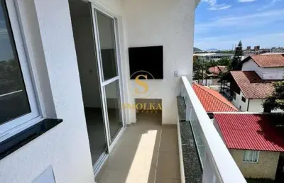 Apartamento com 2 quartos à venda na servidão elizabeth helena richter cordeiro, ingleses, florianópolis, 75 m2 por r$ 475.000