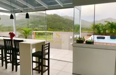 Cobertura com 2 quartos à venda na rua luiz elias daux, ingleses do rio vermelho, florianópolis, 118 m2 por r$ 905.000