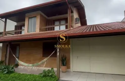 Casa em condomínio fechado com 5 quartos à venda na estrada cristóvão machado de campos, vargem grande, florianópolis, 281 m2 por r$ 1.490.000