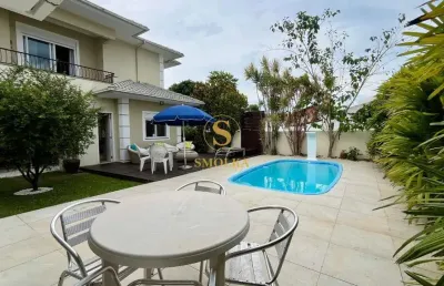 Casa em condomínio fechado com 4 quartos à venda na rua dos meros, jurerê internacional, florianópolis, 296 m2 por r$ 3.800.000