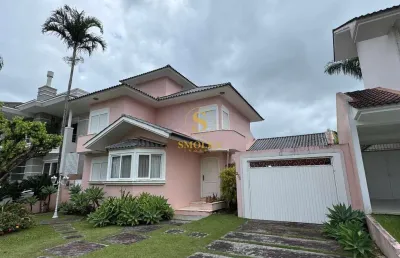 Casa em condomínio fechado com 4 quartos à venda na rua das algas, jurerê internacional, florianópolis, 201 m2 por r$ 3.450.000