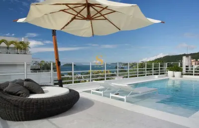 Cobertura com 4 quartos à venda na rua dos lambari-guaçu, jurerê internacional, florianópolis, 391 m2 por r$ 10.100.000
