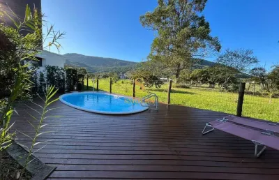 Casa em condomínio fechado com 3 quartos à venda na estrada cristóvão machado de campos, vargem grande, florianópolis, 120 m2 por r$ 1.390.000