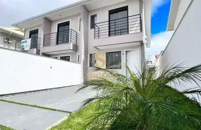 Casa com 3 quartos à venda na rua emily alice schütz, aririu, palhoça, 103 m2 por r$ 520.000