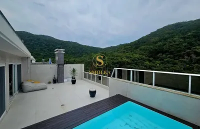 Cobertura com 3 quartos à venda na rua lázaro de oliveira souza, ingleses do rio vermelho, florianópolis, 233 m2 por r$ 3.000.000