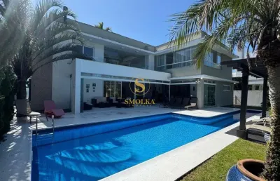 Casa em condomínio fechado com 5 quartos para alugar na largo dos acarais, jurerê internacional, florianópolis, 526 m2 por r$ 35.000