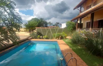 Casa em condomínio fechado com 4 quartos à venda na rua san conrado, s/n, loteamento caminhos de san conrado (sousas), campinas, 383 m2 por r$ 1.550.000