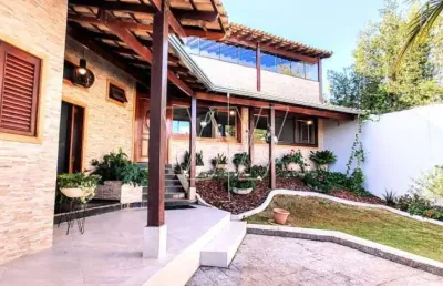 Casa em condomínio fechado com 5 quartos à venda na rua san conrado, s/n, loteamento caminhos de san conrado (sousas), campinas, 650 m2 por r$ 2.490.000