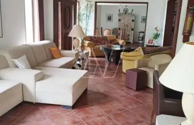 Casa em condomínio fechado com 6 quartos à venda na rua san conrado, s/n, loteamento caminhos de san conrado (sousas), campinas, 1197 m2 por r$ 1.300.000