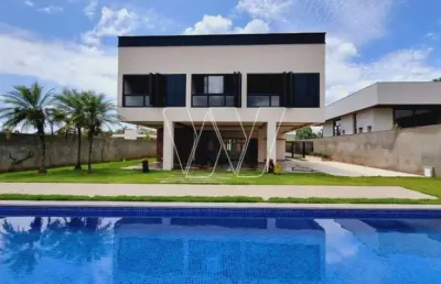 Casa em condomínio fechado com 4 quartos à venda na avenida isaura roque quércia, km 5, loteamento residencial pedra alta (sousas), campinas, 518 m2 por r$ 5.500.000