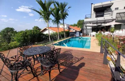 Casa em condomínio fechado com 4 quartos à venda na rua san conrado, s/n, loteamento caminhos de san conrado (sousas), campinas, 300 m2 por r$ 2.390.000