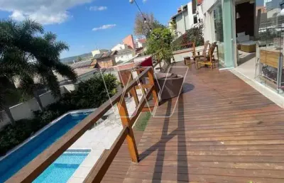 Casa em condomínio fechado com 5 quartos à venda na rua san conrado, s/n, loteamento caminhos de san conrado (sousas), campinas, 264 m2 por r$ 2.200.000