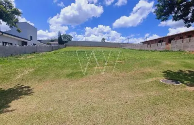 Terreno em condomínio fechado à venda na avenida isaura roque quércia, km 5, loteamento residencial pedra alta (sousas), campinas por r$ 1.050.000