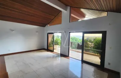 Casa em condomínio fechado com 6 quartos para alugar na rua armando eurico stocco, 13, jardim botânico (sousas), campinas, 487 m2 por r$ 16.500