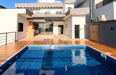 Casa em condomínio fechado com 5 quartos à venda no loteamento caminhos de san conrado (sousas), campinas , 360 m2 por r$ 2.990.000