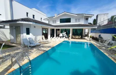 Casa em condomínio fechado com 4 quartos à venda no Jardim Acapulco, Guarujá 