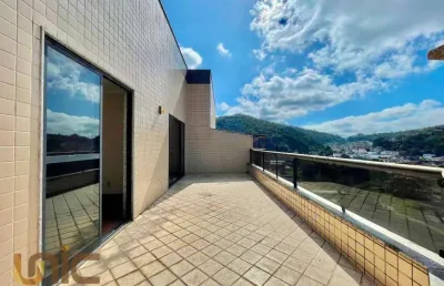 Cobertura com 3 dormitórios à venda, 138 m² por r$ 850.000,00 - várzea - teresópolis/rj