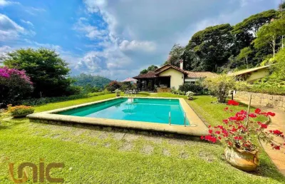 Casa com 5 dormitórios à venda, 600 m² por r$ 3.500.000,00 - posse - teresópolis/rj