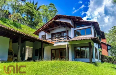 Casa com 4 dormitórios à venda, 276 m² por r$ 1.750.000,00 - carlos guinle - teresópolis/rj