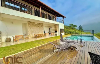 Casa com 4 dormitórios à venda, 283 m² por r$ 1.895.000,00 - vargem grande - teresópolis/rj