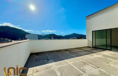 Cobertura com 3 dormitórios à venda, 139 m² por r$ 1.500.000,00 - várzea - teresópolis/rj