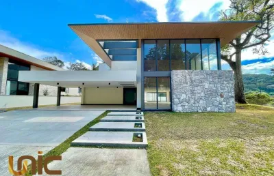 Casa com 4 dormitórios à venda, 525 m² por r$ 5.700.000,00 - quebra frascos - teresópolis/rj