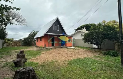 Terreno plano com 371m², no campeche, com chalé pronto para morar ou investir, florianópolis, santa
