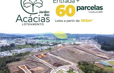 Lançamento imperdível em rio negrinho: jardim das acácias com lotes amplos e infraestrutura complet