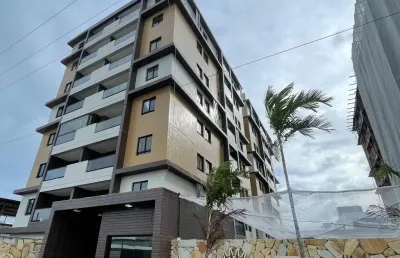 Apartamento na praia do poço 2 quartos sendo 1 suite e porteira semi-fechada