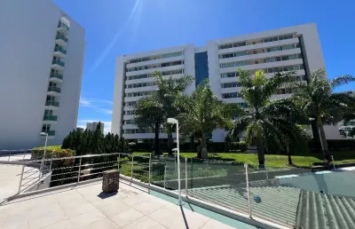 Apartamento pé na areaia em ponta de campinha com 4 suítes