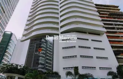 Apto de 3 dorm c/ 2 suítes, 2 vagas, 100 metros da praia, 123,38 m² de área útil. bairro: canto do forte.