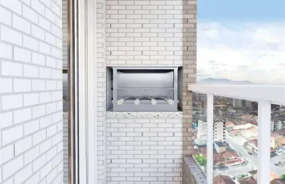 Apto de 1 dorm, churrasqueira na sacada, 39 m2 de área útil. bairro: guilhermina.