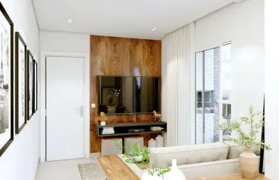 Apto de 1 dorm, churrasqueira na sacada, 40 m² de área útil. bairro: guilhermina.