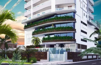 Apto de 2 dorm c/ suíte,  frente mar, 70,72 de área útil. bairro: caiçara.