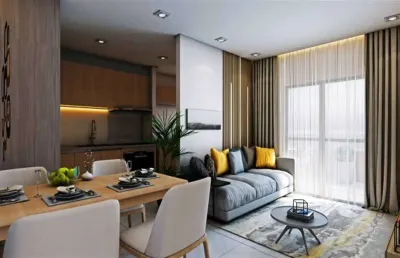 Apto de 3 dorm c/ 2 suítes, frente mar, 2 vagas, 106,56 m² de área útil. bairro: jardim real.