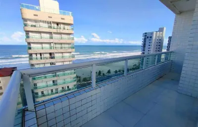 Apto de 2 dorm c/ suíte, vista mar, 81 m² de área útil. bairro: aviação.