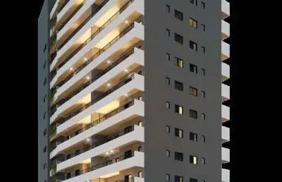 Apto de 2 dorm c/ 1 suíte, sacada gourmet, 74,59 m² de área útil. bairro: aviação.