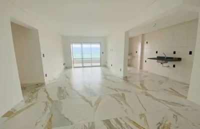 Apto de 3 dorm c/ 2 suítes, 2 vagas, ampla vista mar, 126 m² de área útil. bairro: aviação.