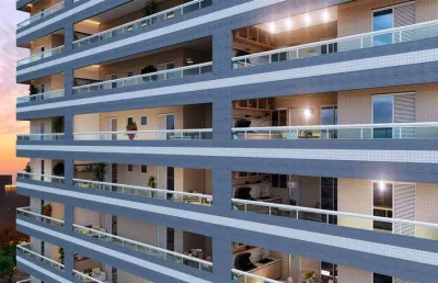 Apartamento com 2 quartos à venda no Canto do Forte, Praia Grande 